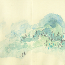 :: notebook ::. Traditional illustration project by Meri Hernández - 08.14.2012