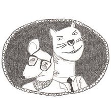 Cat and mouse in partnership. Design, Traditional illustration, and Advertising project by Laia Jou - 08.17.2012
