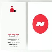 Identidad corporativa eñetv. Een project van  Ontwerp van Sonia Gomis - 22.08.2012