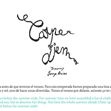 carpe diem (illustrations)–Ruby Star, Issue 2 . Ilustrație tradițională de jorge a arias montero - 08.26.2012