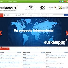 Euskampus . Design & IT project by Insignia Studio - 09.04.2012
