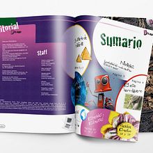 Revista. Design, Traditional illustration, Photograph, and Advertising project by Elena Gómez - 09.09.2012