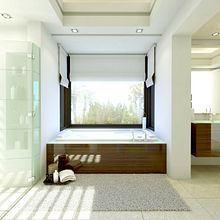 Guadalmina Bathroom. Design, Traditional illustration, 3D, and Advertising project by Juan Fernández - 09.12.2012