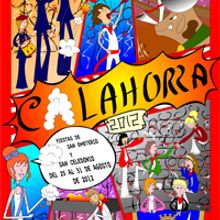 Cartel Fiestas Calahorra 2012. Un projet de Design  et Illustration traditionnelle de Sara Carramiñana - 18.09.2012