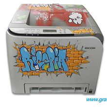 Customización de impresora. Un progetto di Design e Illustrazione tradizionale di Graffiti Media - 19.09.2012