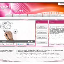 Sphi Audiovisual. Design, Traditional illustration, and 3D project by Robert de la Iglesia Ropero - 09.25.2012