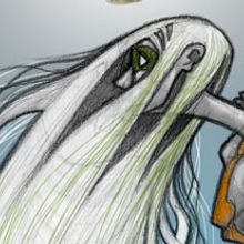 Crooked / Retorcido. Projekt z dziedziny Trad, c i jna ilustracja użytkownika el_angel_onicofago - 26.09.2012