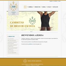 Web Zedesa. Un projet de Programmation de Oriol Sobrino - 27.09.2012