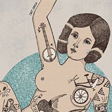 Tatto the Girl. Un proyecto de Diseño e Ilustración tradicional de Judit Canela - 01.10.2012