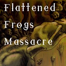 Flattened Frogs Massacre (Banda de música). Un proyecto de Diseño, Ilustración tradicional, Música, Diseño editorial, Bellas Artes, Diseño gráfico, Packaging, Dibujo, Creatividad, Dibujo artístico, Instagram, Diseño digital, Dibujo digital, Pintura digital y Álbum ilustrado						 de Mikel Urtasun Osacar - 04.10.2012
