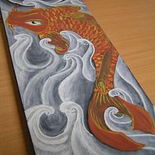 Koi. Design, Traditional illustration, Fine Arts, Graphic Design, Painting, Pencil Drawing, Creativit, Sketching, Drawing, Poster Design, Artistic Drawing, Instagram, and Tattoo Design project by Mikel Urtasun Osacar - 10.05.2012