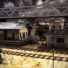 West Station. Design, and 3D project by Alejandro Creo - 10.05.2012