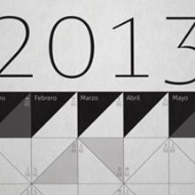CALENDARIO 2013. Un progetto di Design di Juan Luis Valle de la Rúa - 05.10.2012