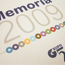 Memoria Anual Grupo 5. Design project by Silvia Bezos García - 10.08.2012