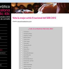 saloneroticodebarcelona.com. Web Development, and Web Design project by Ingeweb.es Soluciones Informáticas - 11.09.2012