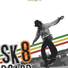 T-Shirt Sk8board. Design, Motion Graphics, Traditional illustration, Film, Video, TV, Programming, 3D, UX / UI, IT, Photograph, Music, and Advertising project by Estudio Aerosol - 10.10.2012