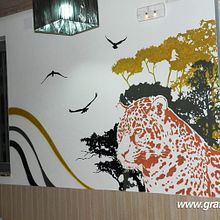 Bar Amazonia. Un progetto di Design, Illustrazione tradizionale e Pubblicità di Graffiti Media - 11.10.2012