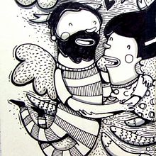 Parejas de Croquera. Traditional illustration project by pleytonp - 10.11.2012