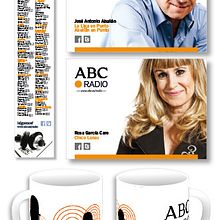 ABC Punto Radio. Design, Traditional illustration, 3D, and Advertising project by María José Ámez Suárez - 10.15.2012