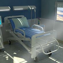Habitación Hospital. Design, Traditional illustration, and 3D project by Diseño industrial / Gráfico / 3d - 10.18.2012