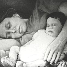 amor de madre. Traditional illustration project by Ivan Aaron Gomez - 10.18.2012