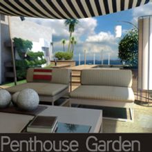 Penthouse Garden Ein Projekt aus dem Bereich Design, Traditionelle Illustration und 3D von Abel Mesa - 19.10.2012