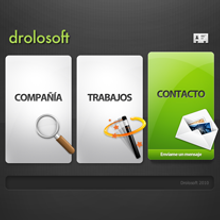 Drolosoft (2010). Design, Programming, 3D, UX / UI, IT, and Advertising project by Juan Andrés Moreno Rubio - 10.23.2012