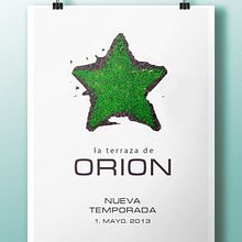 La terraza de Orion. Design, Fine Arts, Br, ing, Identit, Art Direction, Editorial Design, Graphic Design, Packaging, Advertising, T, and pograph project by Alberto Huete - 10.26.2012
