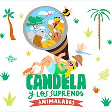 Candela y los Supremos. Design, Traditional illustration, and Music project by Albert Aromir Ayuso - 10.29.2012