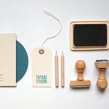 Tatabi Studio Stationery. Een project van Traditionele illustratie y  Reclame van Tatabi Studio - 05.11.2012