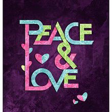Peace&Love. Design, and Traditional illustration project by Patricia Vilches - 11.06.2012