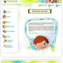 Web La Cabaña del Lince. Design, Traditional illustration, and Advertising project by Patricia Vilches - 11.07.2012