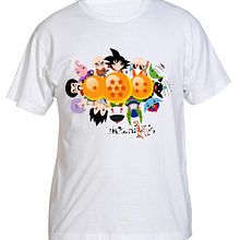 Camiseta Bola de Dragón. Design, Traditional illustration, and Advertising project by Patricia Vilches - 11.07.2012