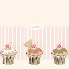 Cupcakes. Design, and Traditional illustration project by Cecilia Sánchez - 11.11.2012