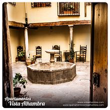 flyer apartamentos vista alhambra. Design, Photograph, and Advertising project by María Fernández - 11.18.2012