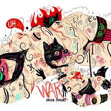 Wolfmother. Traditional illustration project by Cecilia Sánchez - 11.20.2012