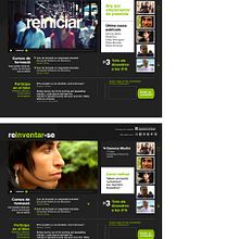 Web programa Reinventar-se TV3. Design, IT, and Advertising project by Conxita Balcells - 11.20.2012