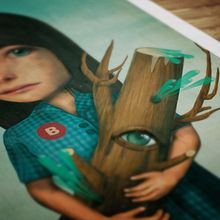 The Trees. Traditional illustration, and Design project by Sergio Millan - 11.20.2012