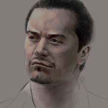 Mike Patton. Traditional illustration, and Music project by Daniel Cisneros - 11.22.2012