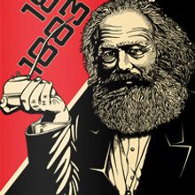 Tabla Karl Marx. Design, and Traditional illustration project by Favian Ortega - 11.23.2012