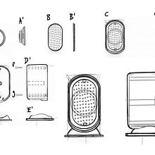 Cascos/Bocinas. Design e Ilustração tradicional projeto de Mario Lases - 30.11.2012