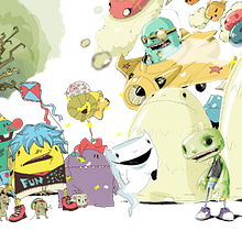 Mostritos. Projekt z dziedziny Trad, c i jna ilustracja użytkownika Ulises Costilla Pedrozo - 01.12.2012