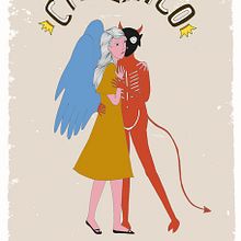 Calexico poster. Un proyecto de Ilustración tradicional de Estibaliz Hernández de Miguel - 02.12.2012