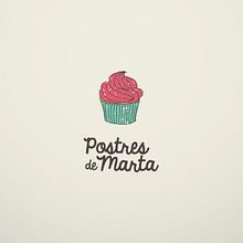 Postres de Marta. Design, Photograph, Advertising, and Traditional illustration project by Reyes Martínez - 12.05.2012