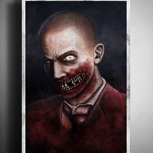 Zombie Portrait. Traditional illustration project by Jacobo García Peñalver - 12.16.2012