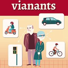 EDITORIAL - Libreto Grans Vianants (proyecto gráfico, concepto de las ilustraciones y maquetación). Design, Traditional illustration, and Advertising project by Vicky Anne Crespo - 09.29.2013