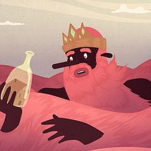 barbaroja. Traditional illustration, and Design project by marc marín - 01.10.2013