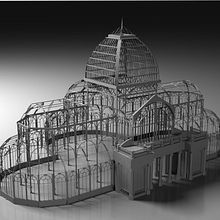 MODELADO DEL PALACIO DE CRISTAL DEL RETIRO. Un proyecto de Diseño y 3D de Alvaro Simón Merino - 30.01.2013