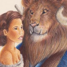 Cover for Beauty & The Beast. Design, Traditional illustration, and Advertising project by Maria Gallardo - 01.19.2013