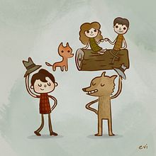 Playing with Campbell (series). Design, and Traditional illustration project by Eva Puyal - 02.04.2013